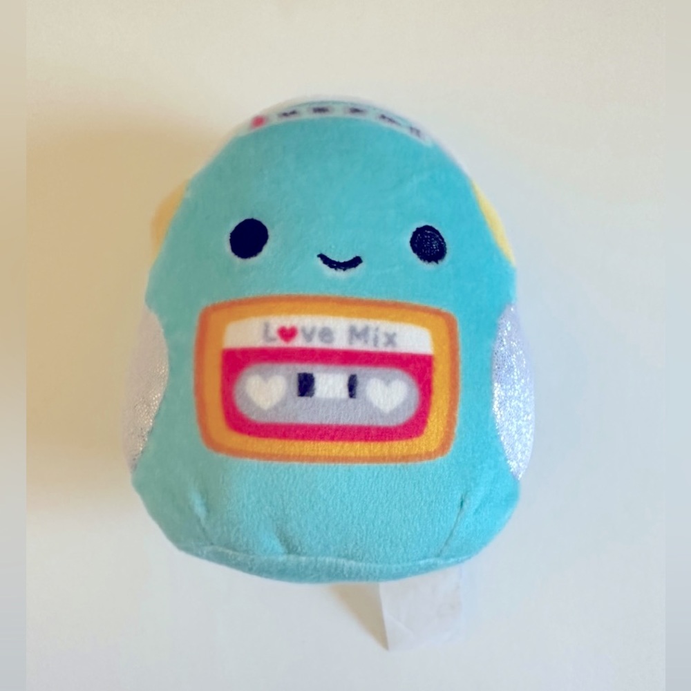 4/$25 Original Squishmallow 4” Casja The Cassette Walkman Toy Soft Plush